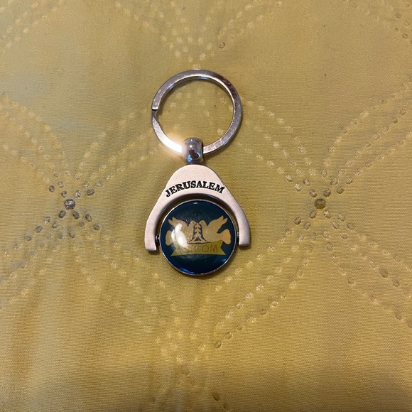 Keychain key ring Jerusalem shalom - Picture 3 of 8